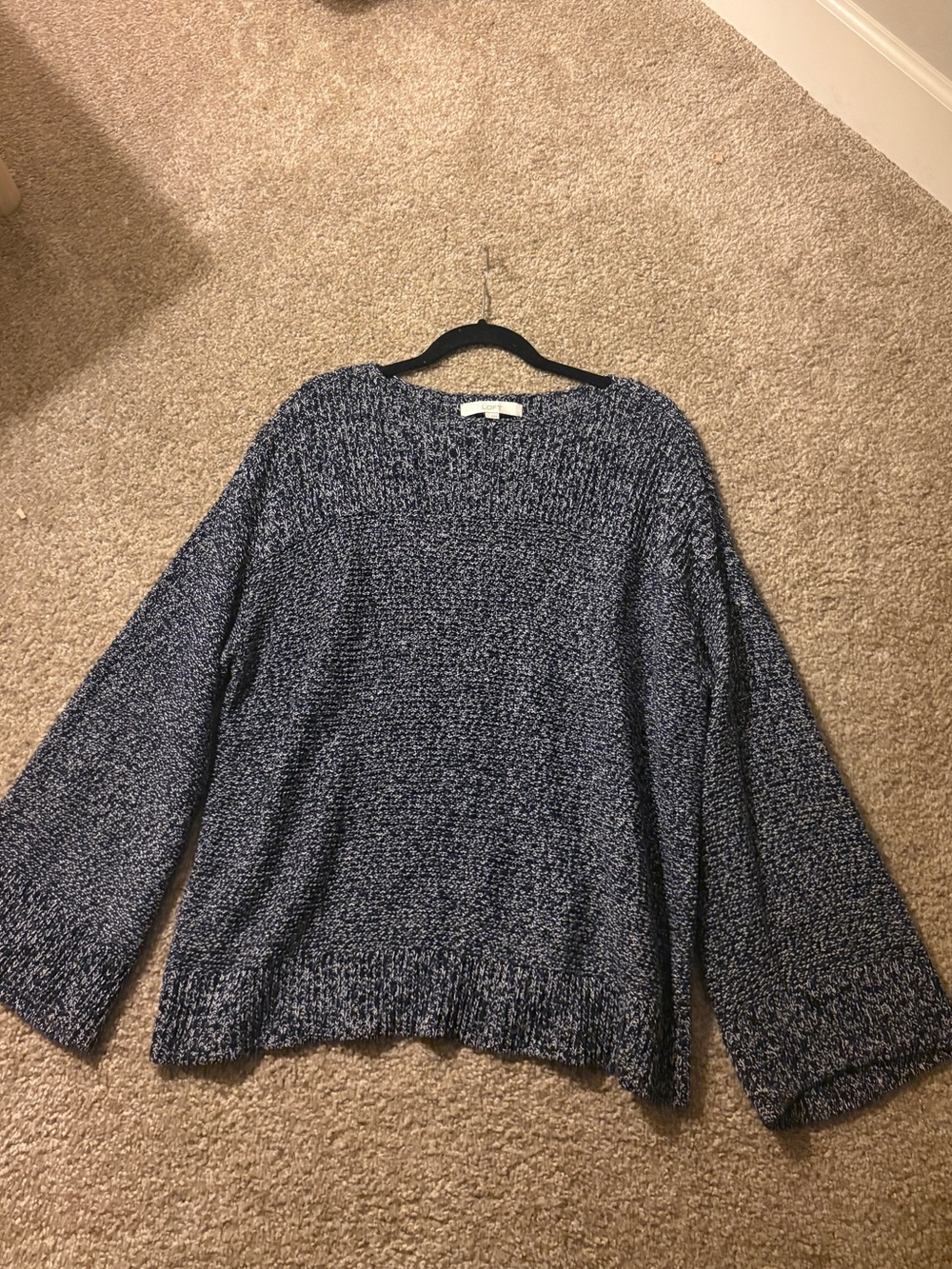 Loft Bell Sleeve Sweater